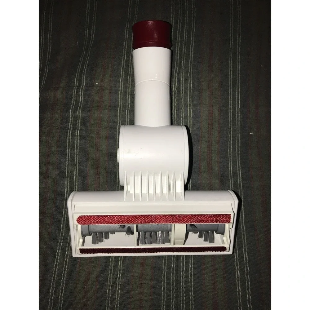 Shark Motorized Brush Head White Maroon Vacuum Attachment Pet Hair Tool